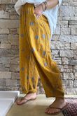 Hush Pillow Cotton Spot On Classic Barrel Pant Mustard
